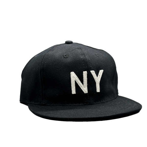 GS x Ebbets Field Flannels Cotton Canvas Hat: Khaki / White NY