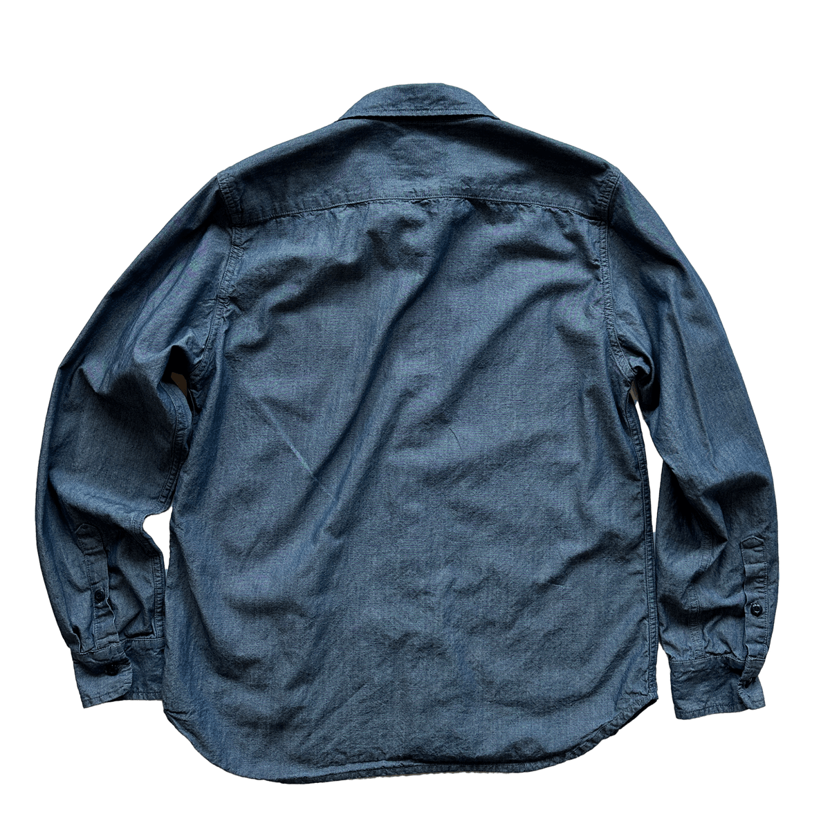 ( Blemish ) Walsh Work Shirt - 6 oz Kaihara Chambray - grown&amp;sewn