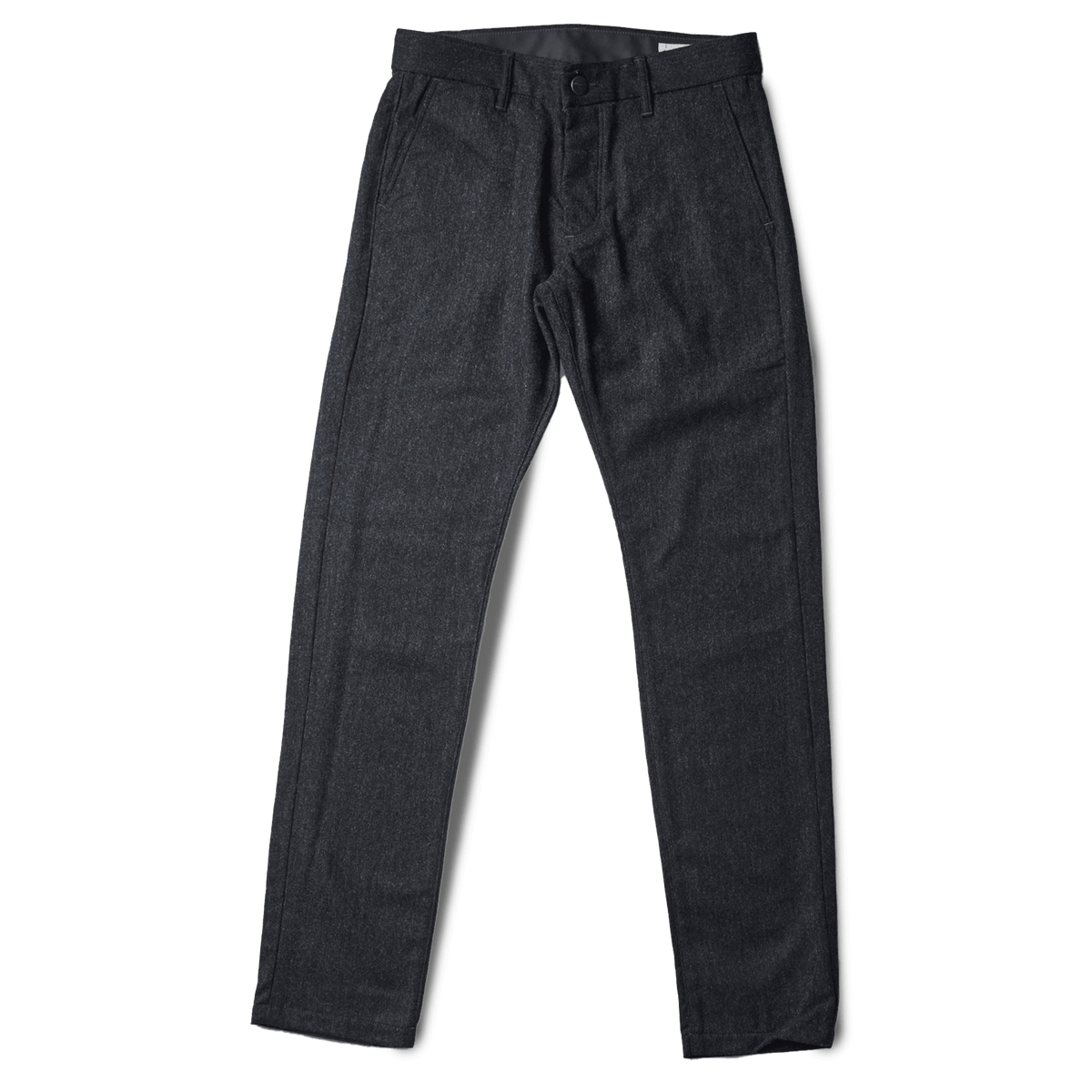 ( Discontinued ) Independent Slim Moon Tweed Wool Pant - Charcoal - grown&amp;sewn