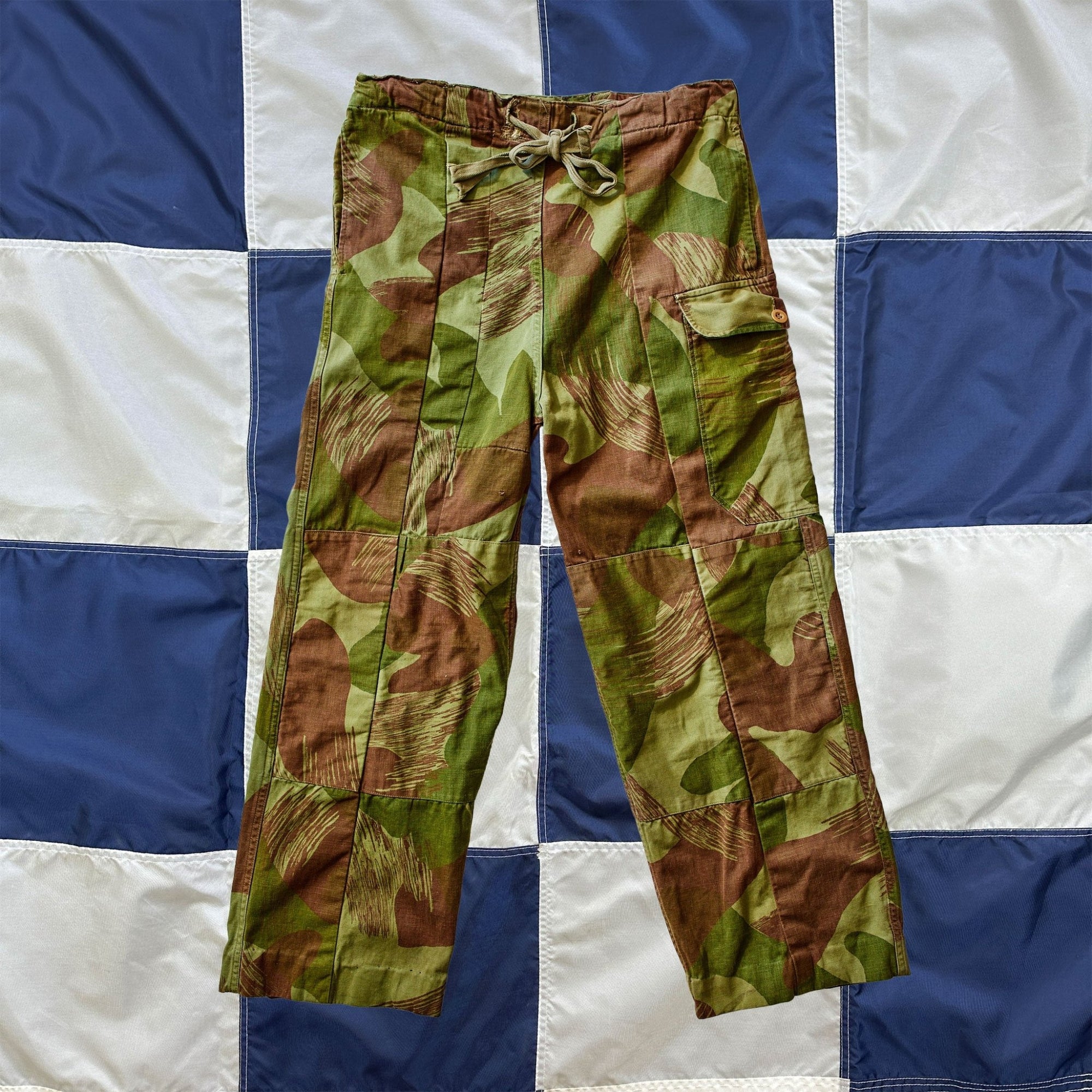 Vintage 1954 Belgian Brushstroke Modified Camo Pants W34 - grown&sewn