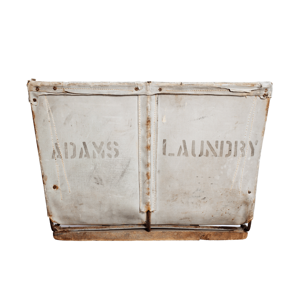 Vintage Steele Canvas - Adams College Laundry Bin - grown&amp;sewn