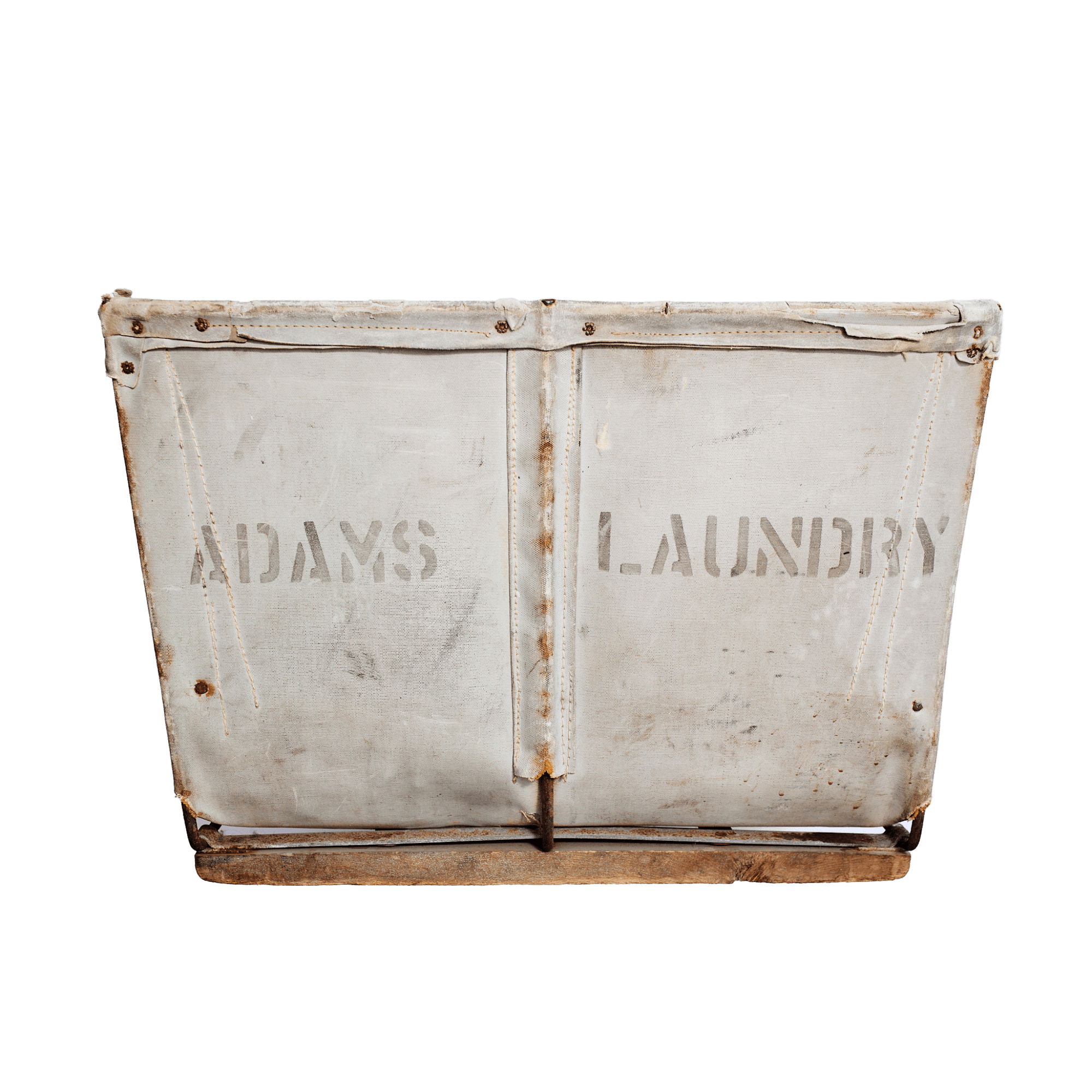 Vintage Steele Canvas - Adams College Laundry Bin - grown&sewn