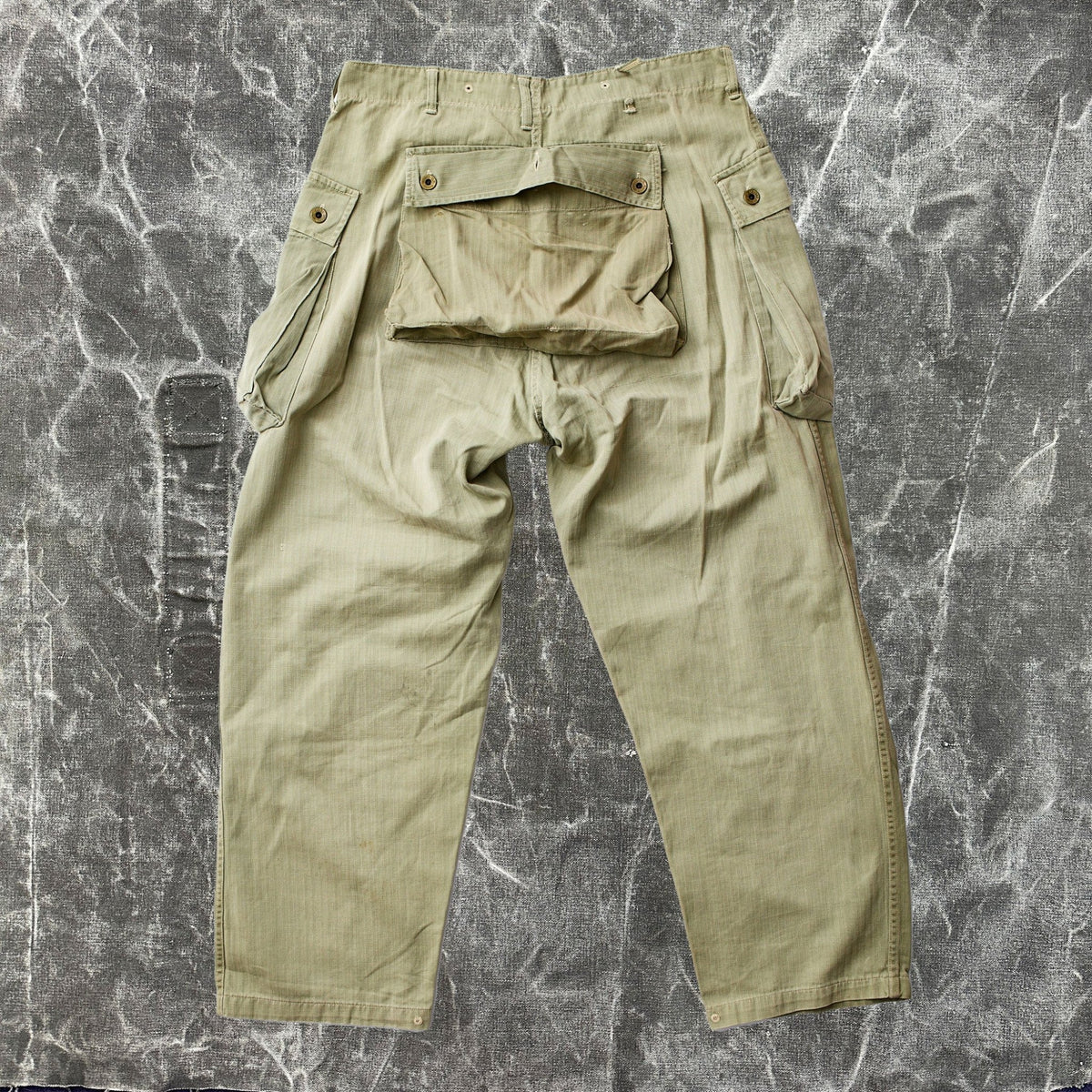 Vintage WW2 USMC P44 Monkey Pants - grown&amp;sewn