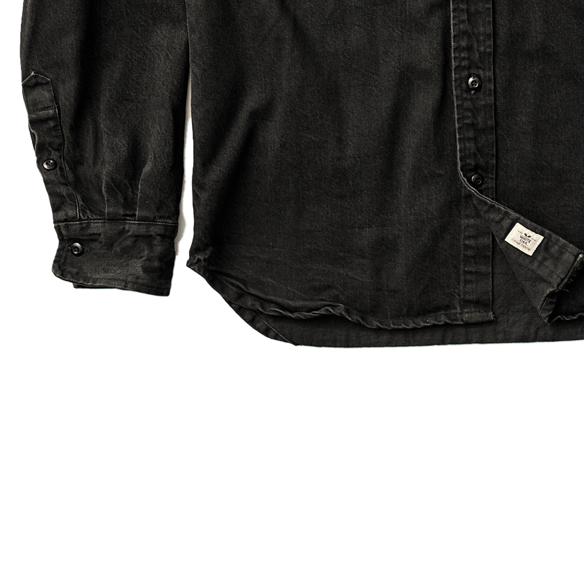 Walsh Work Shirt - 10oz - Cone Mills White Oak Black Denim - grown&amp;sewn