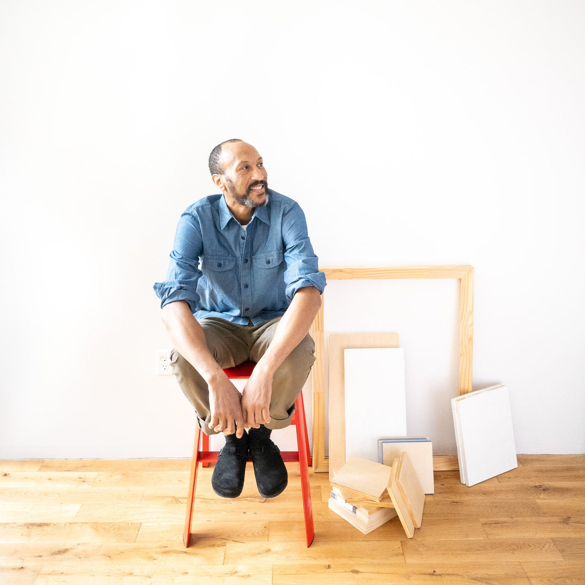 Walsh Work Shirt - 6 oz Rinsed Chambray - grown&amp;sewn