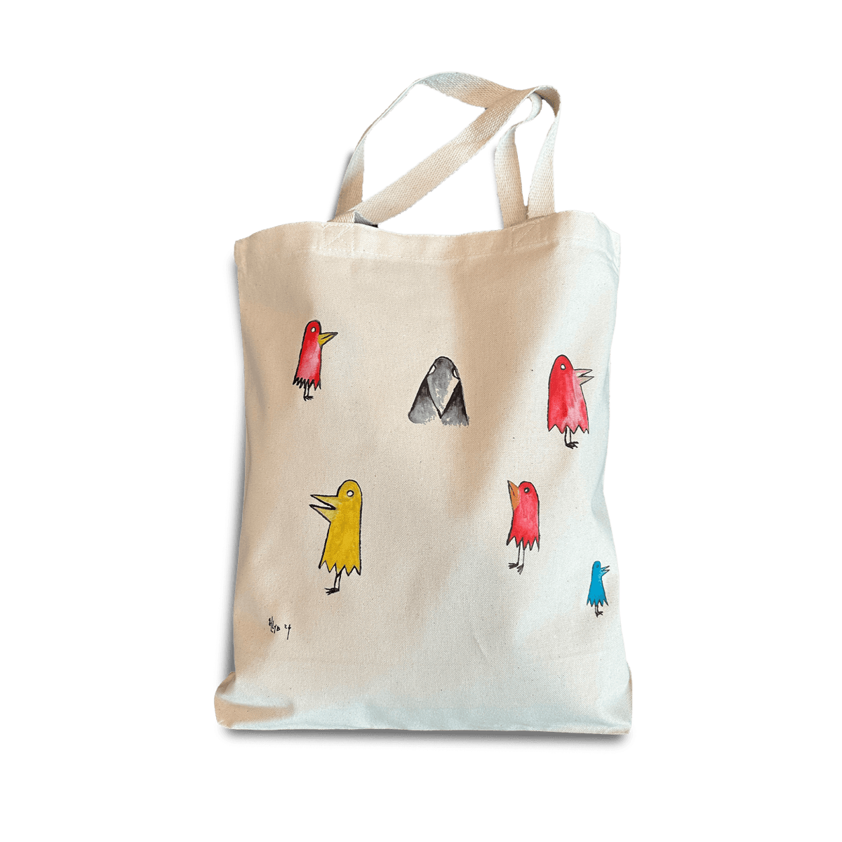 Billy Martin &quot;Water illies&quot; Tote Bag - Birds - grown&amp;sewn