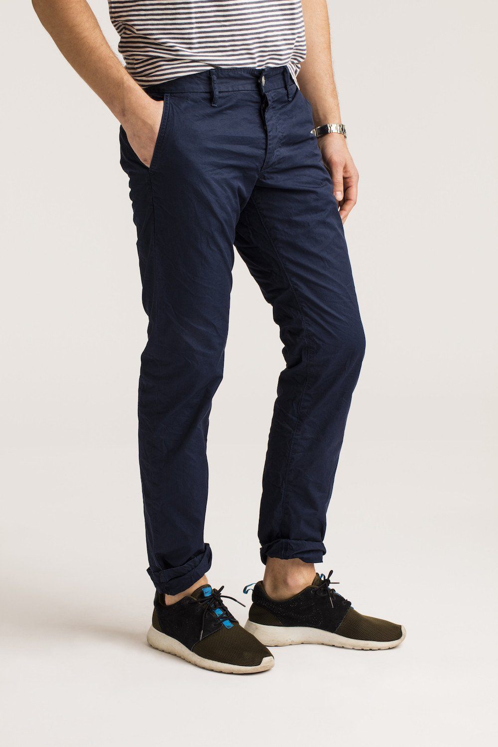 Independent Slim Pant - Ultimate Twill - Navy (ONLY 38) - grown&sewn